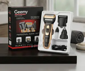 Geemy Rechargeable Shaver and Trimmer Set.