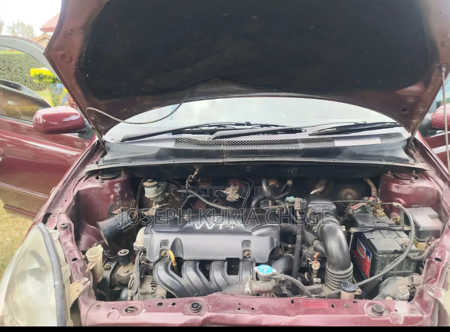 Toyota Vitz 2001 Maroon