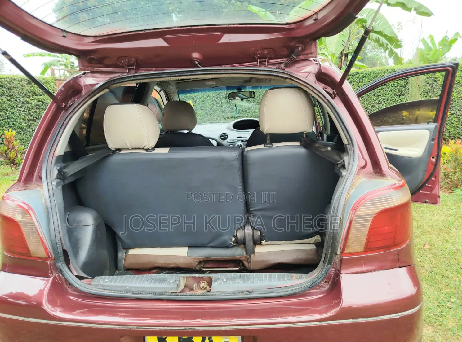 Toyota Vitz 2001 Maroon