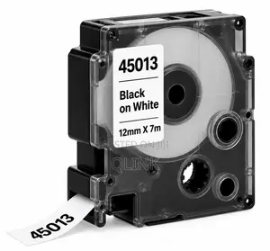 Dymo Black on White- 12mm X 7 M Compatible Catridge