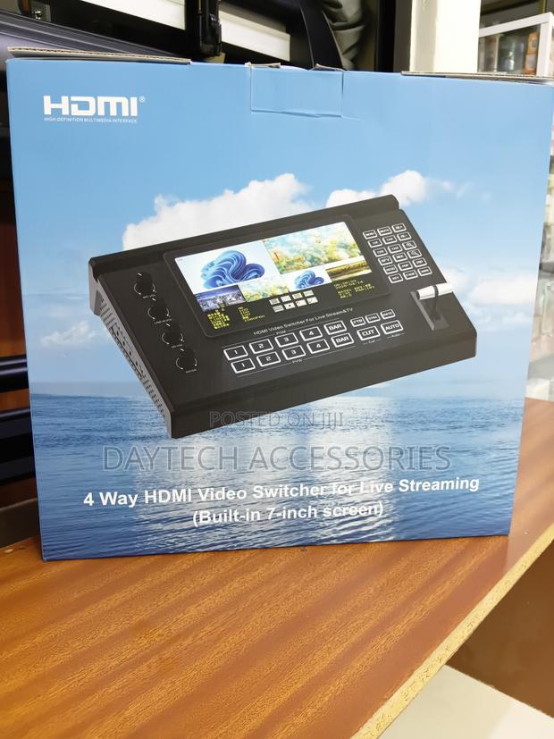 4-Way HDMI Video Switcher Designed for Live Streaming. - main view