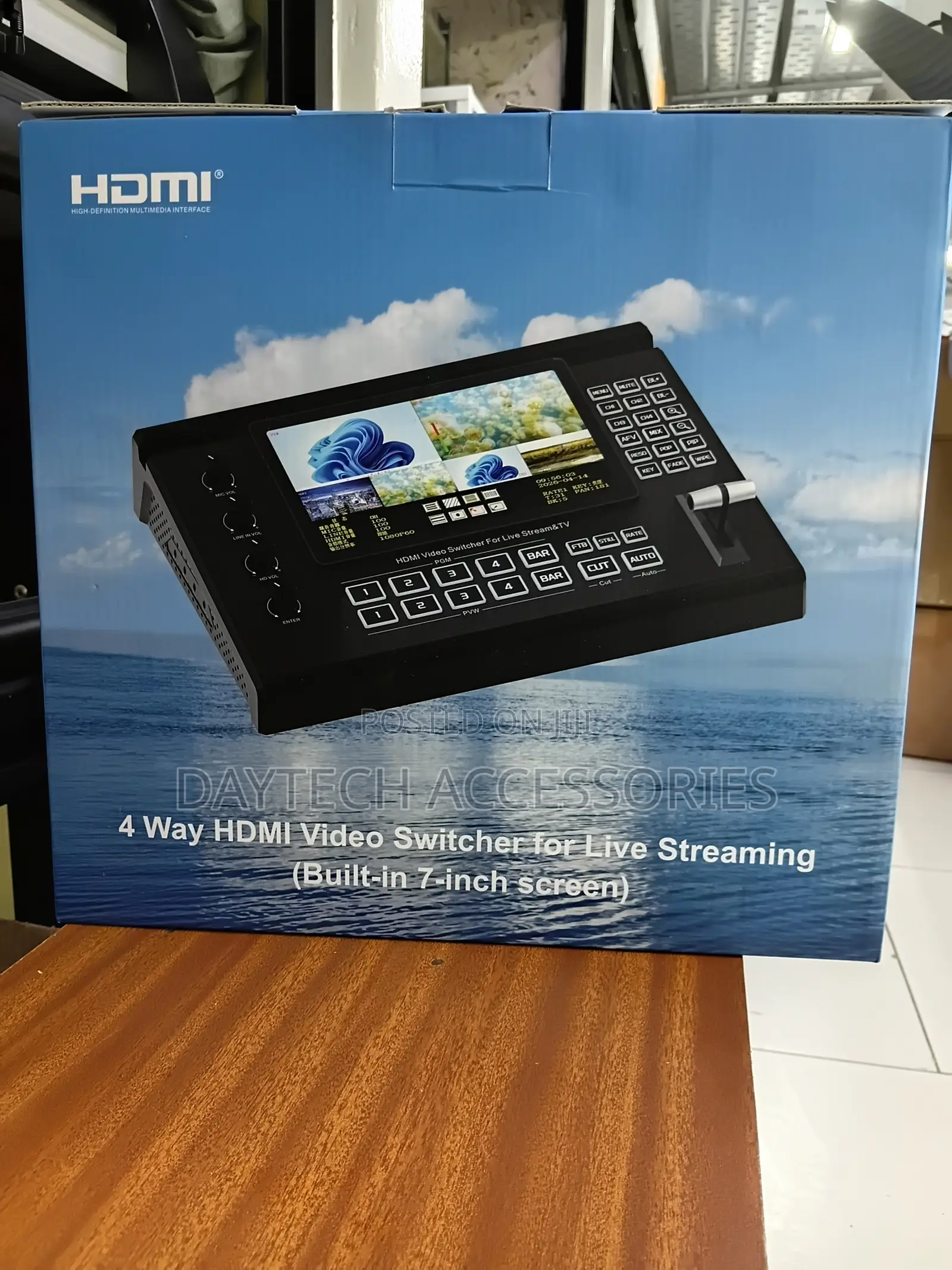 4-Way HDMI Video Switcher Designed for Live Streaming.