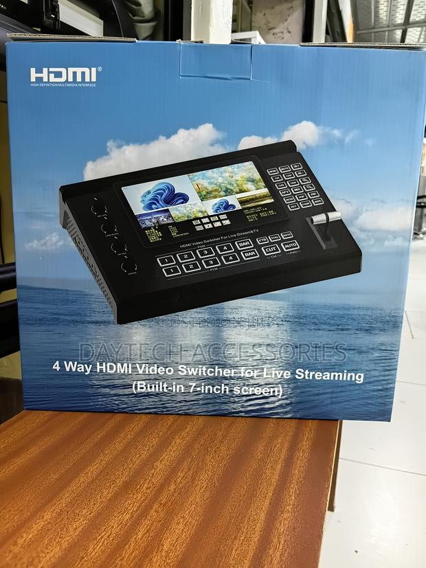 4-Way HDMI Video Switcher Designed for Live Streaming. - thumbnail 3