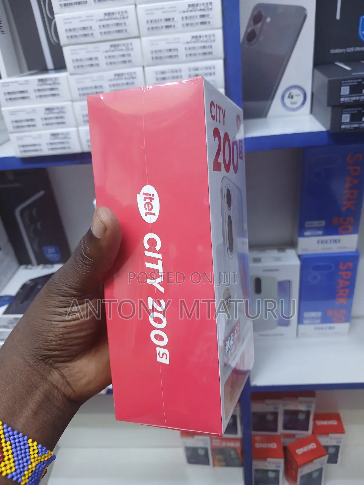 New Itel City 200 128 GB Black