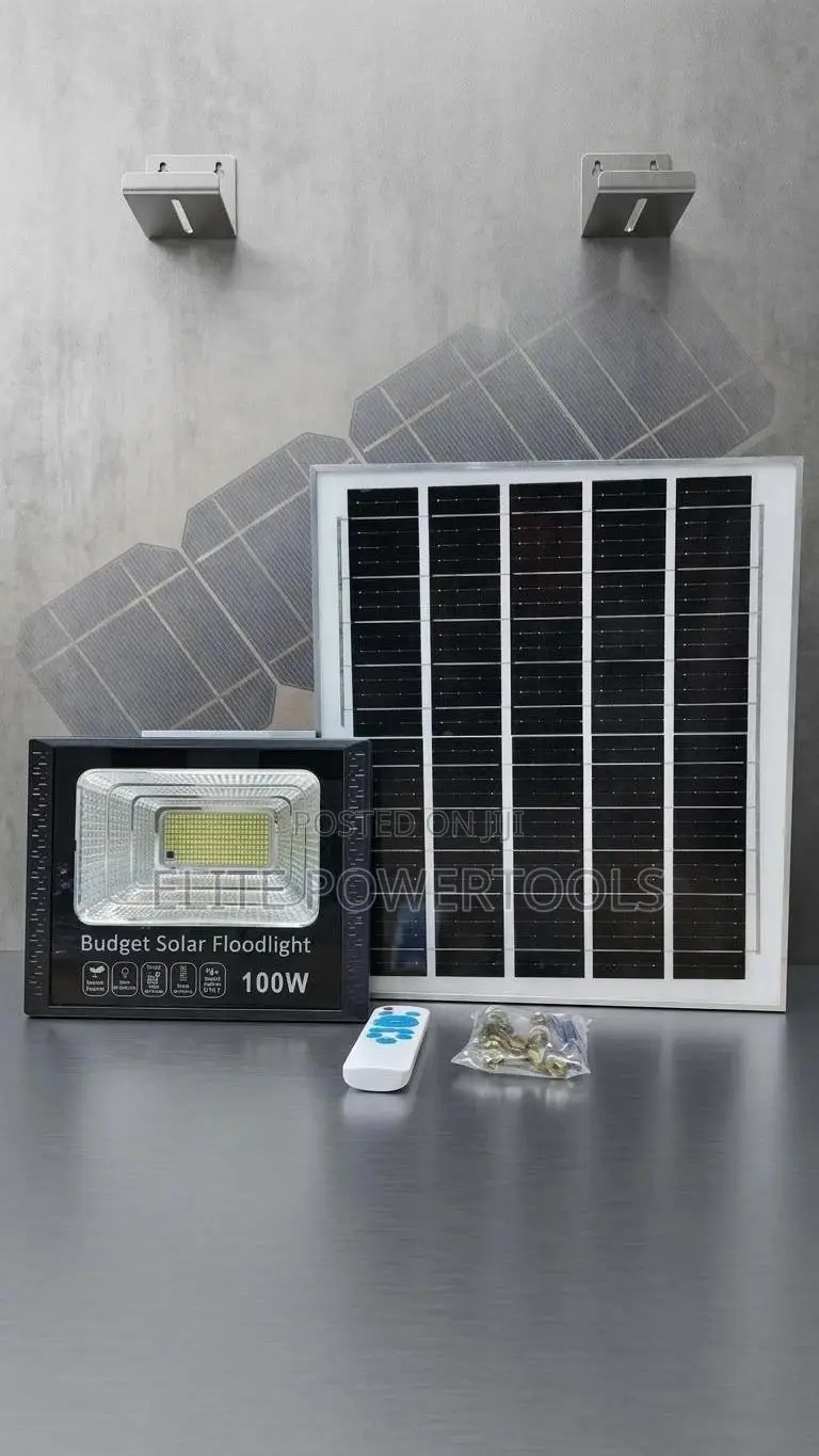 100W Budget Solar Floodlight