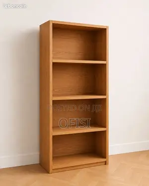 Office Bookshelf; 5-Tier Office Display Shelf
