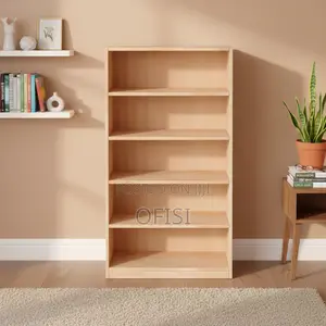 Office Bookshelf; 5-Tier Office Display Shelf