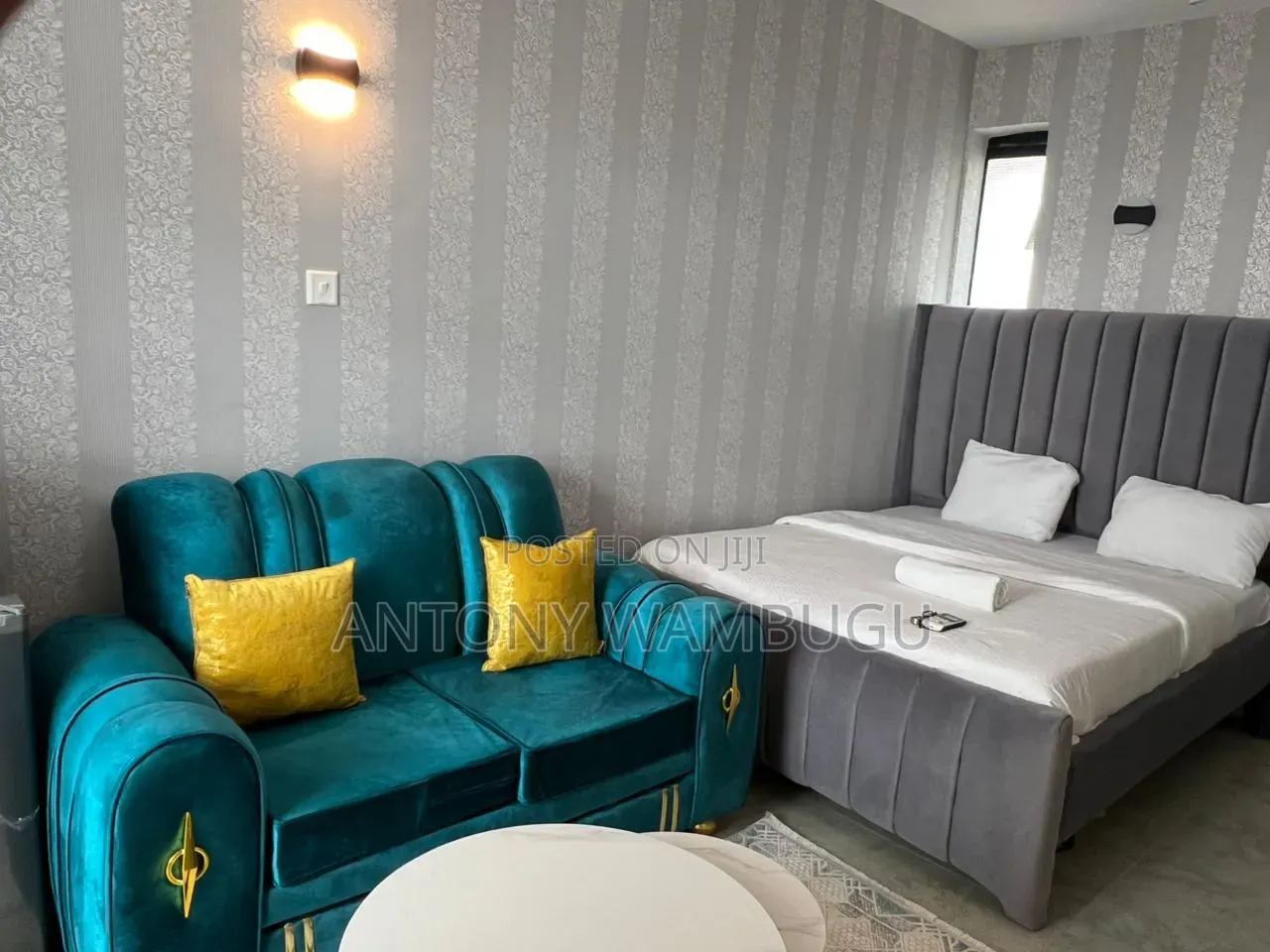 Furnished Studio - Roysambu TRM Drive - 1800/Night - WiFi + Netflix