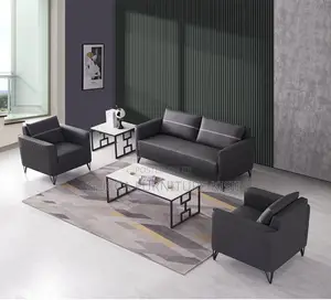 5-Seater Leather Executive Reception Sofa