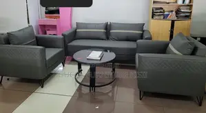 5-Seater Leather Executive Reception Sofa