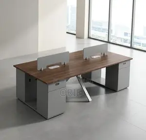 Office Staff Workstation : 4-Person Workstation Desk
