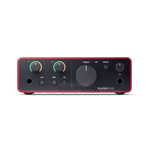 Focusrite Scarlett Solo 4th Gen USB Audio Interface