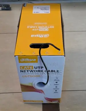 Full Copper 305m Outdoor U/Utp CAT6 Network Cable (Black, PE Sheath)
