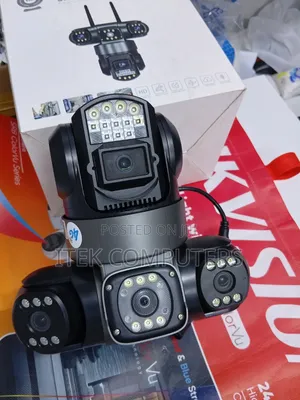 Triple Lens 4G Electric Security Camera for Homes and Business Area HD