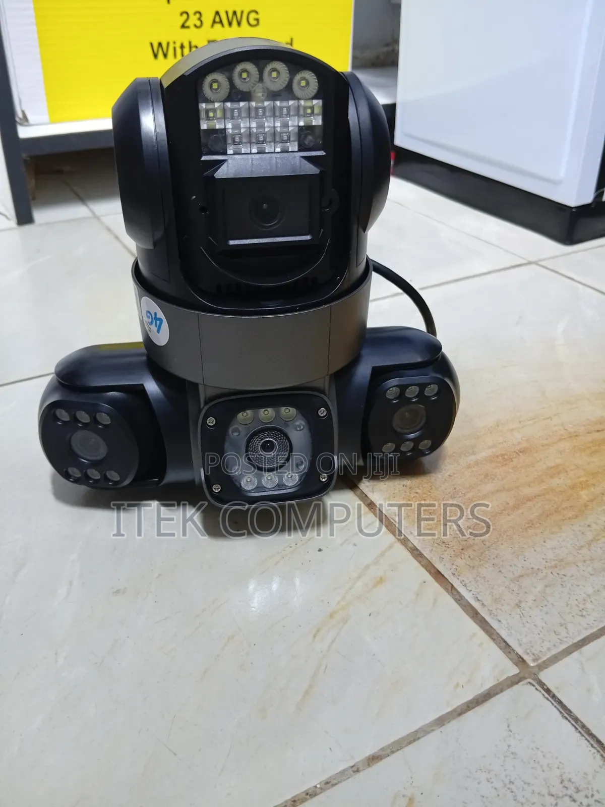 Triple Lens 4G Electric Camera for Gates, Compounds and Driveways Plus