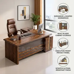 Executive Boss L-Shaped Table-1.8m