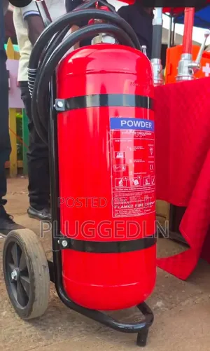 25kg DCP Trolley Fire Extinguisher .