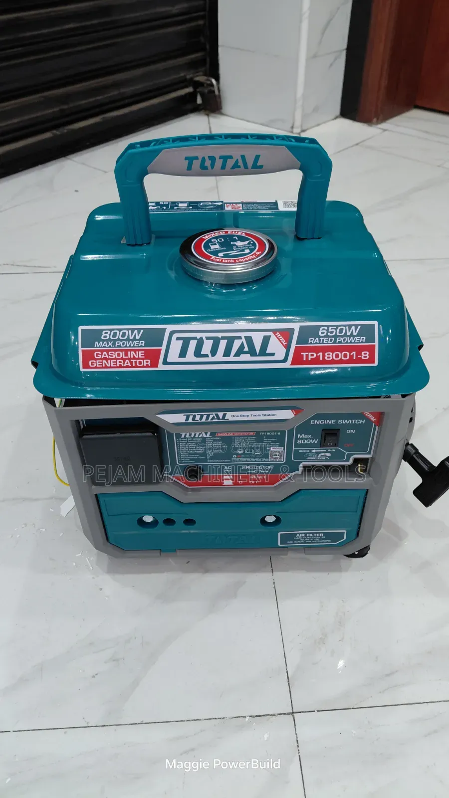 TOTAL Portable Gasoline Generator.