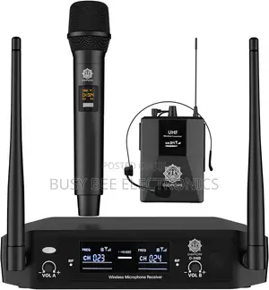 DIGIMORE Wireless Microphone System , 197ft Range , Balanced XLR Outs