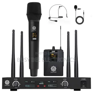 DIGIMORE Wireless Microphone System , 197ft Range , Balanced XLR Outs