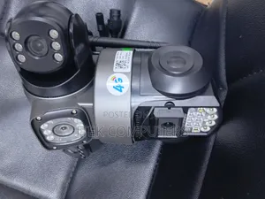 Triple Lens 4G Electric Camera for Smart Motion Security Monitoring HD