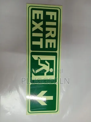 Fire Exit" Safety Sign