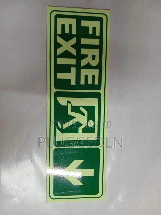 Fire Exit" Safety Sign - main view