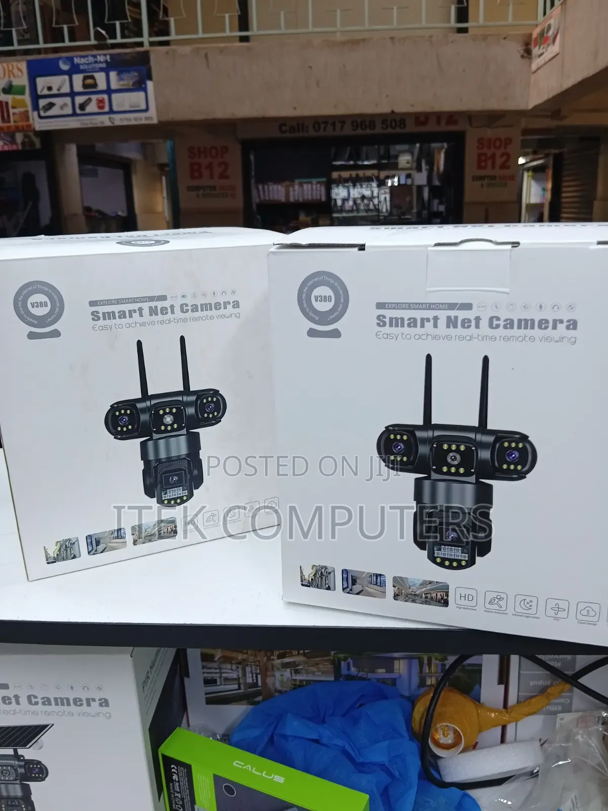 Triple Lens Electric 4G Camera for Flexible Remote Security Control HD