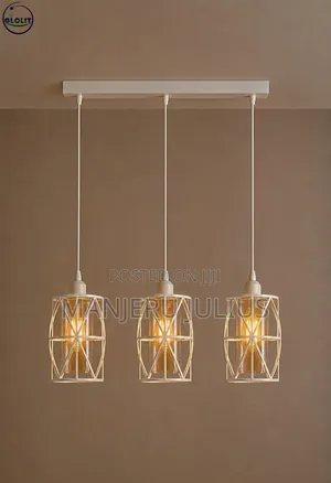 Triple Straight-Bar Pendant Light