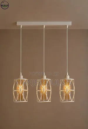 Triple Straight-Bar Pendant Light