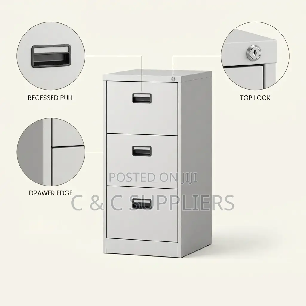 3-Drawer Gym/Home Storage Cabinet