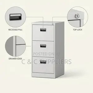 3-Drawer Gym/Home Storage Cabinet
