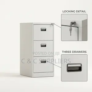 3-Drawer Gym/Home Storage Cabinet