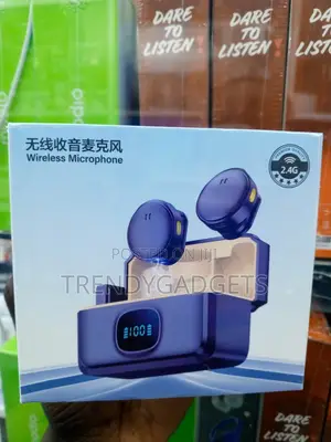 Q8 Dual Clip-on Wireless Microphone for Interviews & Content