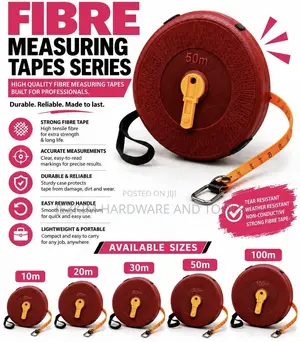 Fiber Tape Measure 100mtrs
