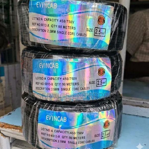 EVINCAB 2.5mm Single Core Electric Cable – 90 Meters - main view