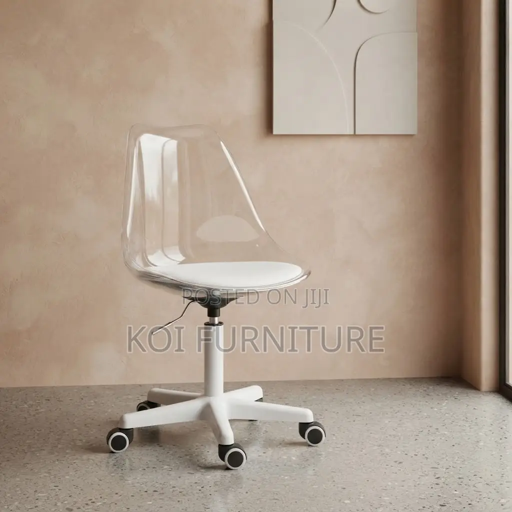 Home Chairs; Clerical Clear Home Ergonomic Dining Seat