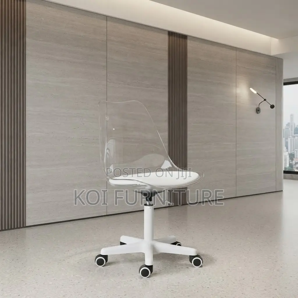 Home Chairs; Clerical Clear Home Ergonomic Dining Seat