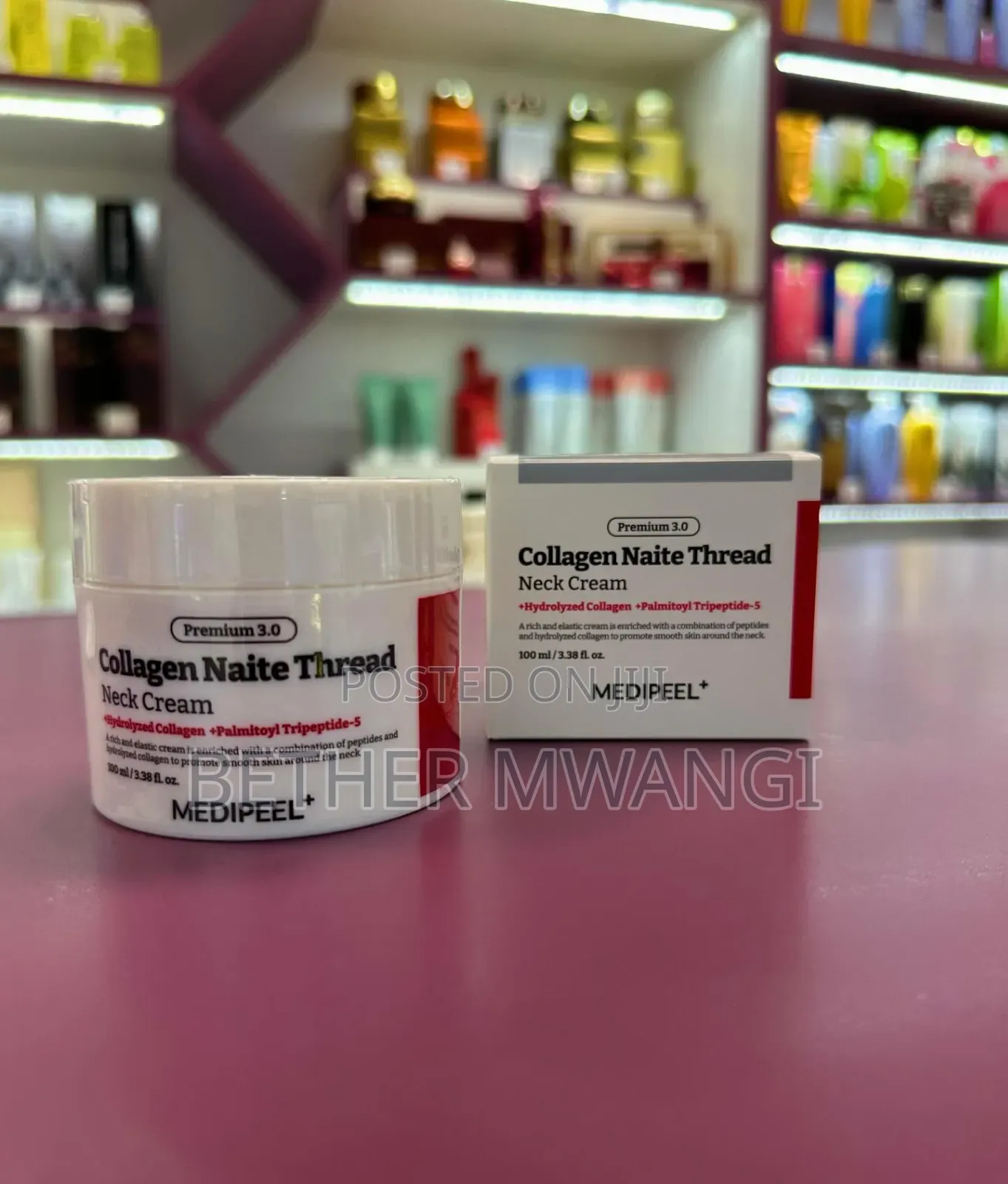Authentic MEDIPEEL Premium 3.0 Collagen Naite Thread Neck Cream