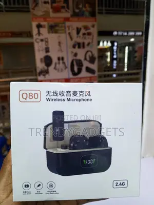 2 in 1 Wireless Lavalier Microphone for Android iPhone Video