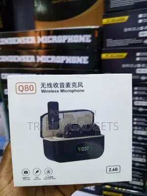 Wireless Lavalier Microphone 2 in 1 for Android iPhone Recording