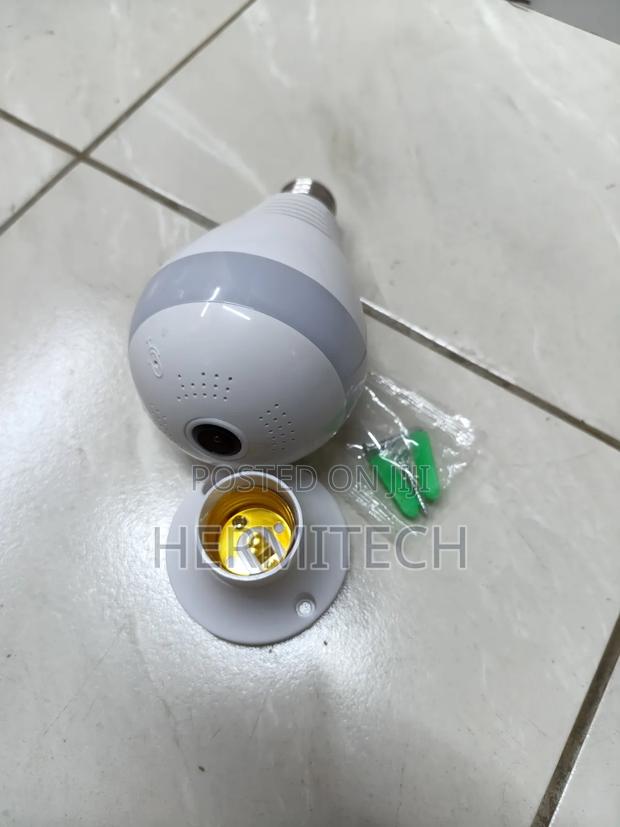 Wide-View Panoramic Bulb CCTV Security Camera - main view