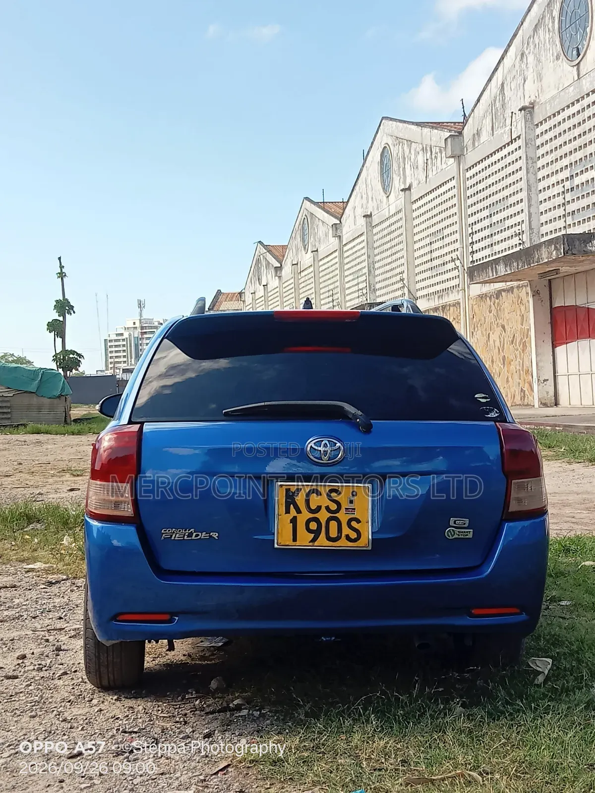 Toyota Corolla Fielder 2013 Blue