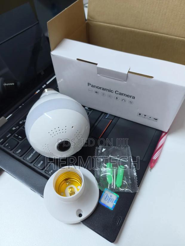 Panoramic Bulb CCTV for Business Premises - main view
