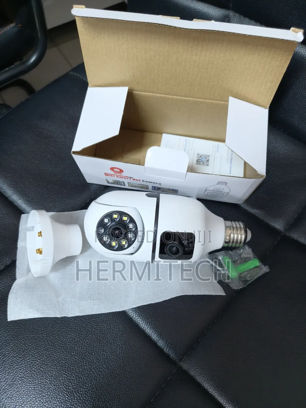 Dual Lens Bulb CCTV for Complete Home Security