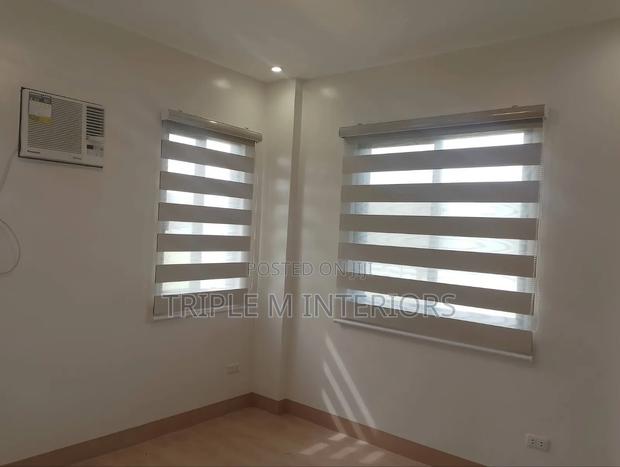 Heavy Duty Horizontal Zebra Blinds for Office Windows - main view