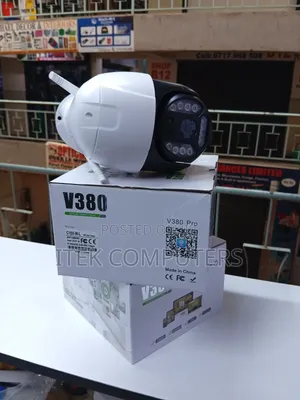 V380 Smart WiFi Single Lens Electric CCTV Camera for Office Monitoring