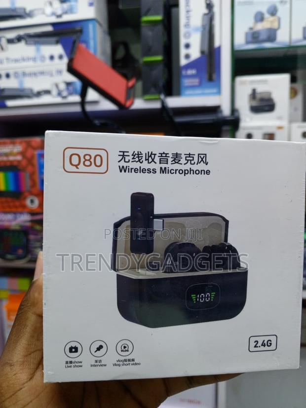2 in 1 Wireless Clip on Microphone for Android iPhone Recording - thumbnail 2