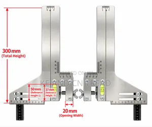 Elevator Guide Rail Alignment Gauge