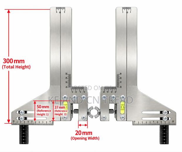 Elevator Guide Rail Alignment Gauge - thumbnail 2